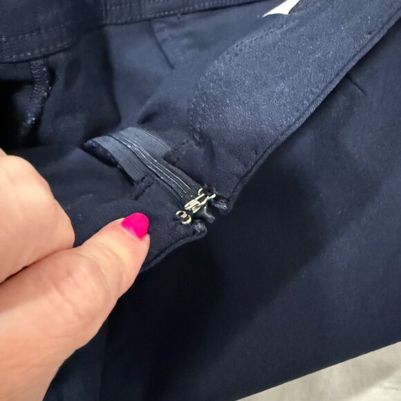 Tommy Bahama Islandzone Navy Blue Ankle Pants‎ Women's Size 8 - Picture 6 of 10